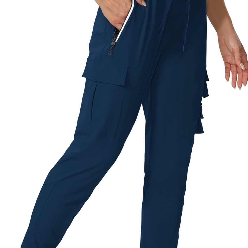 CAKULO Women’s lightweight Cargo Hiking Pants blue size S